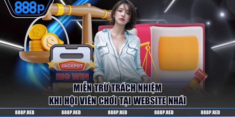 Miễn Trừ Trách Nhiệm 3 Miễn trừ trách nhiệm khi hội viên chơi tại website nhái