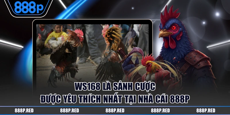 WS168 là sảnh cược được yêu thích nhất tại nhà cái 888P